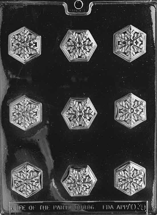 Snowflake Oreo Cookie Chocolate Mold