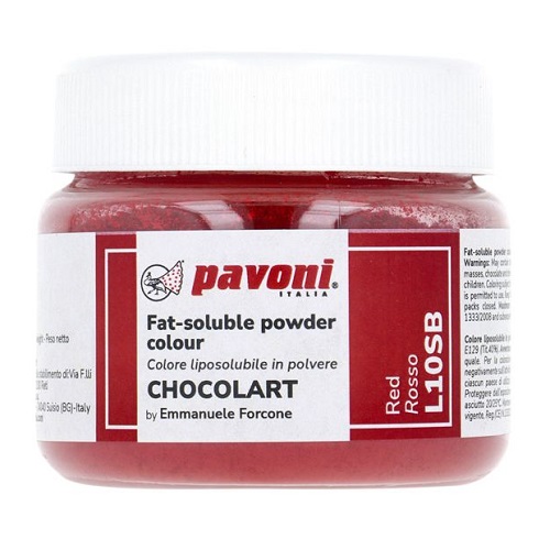 ChoColArt colore alimentare liposolubile in polvere bianco - Pavoni