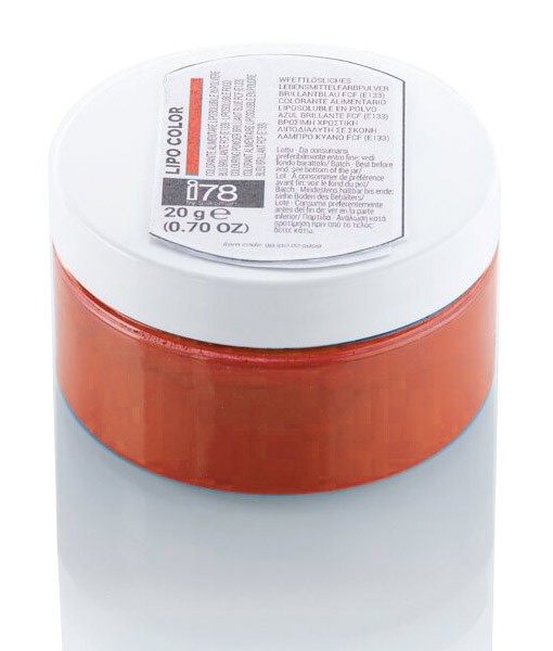 Silikomart i78 Orange Azo-Free Hydrosoluble Food Colouring Powder - 25 g