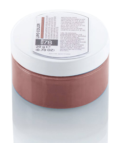 Silikomart i78 Brown Azo-Free Hydrosoluble Food Colouring Powder - 25 g