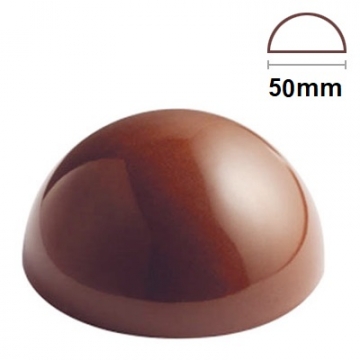 Pavoni 5 cm Half Sphere Polycarbonate Chocolate Mould