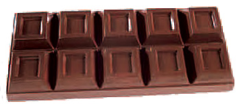 Cabrellon 500g Large Bar Polycarbonate Chocolate Mould