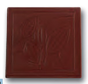 Cabrellon 35g Square Tablet Polycarbonate Chocolate Mould