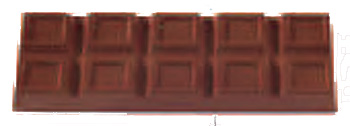 Cabrellon 20g Break Apart Bar Polycarbonate Chocolate Mould