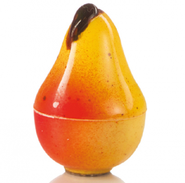 Martellato 3D Fruit Chocolate 3D Mould Magnetic Chocolate - Pear