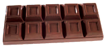 Cabrellon 1kg Giant Bar Polycarbonate Chocolate Mould