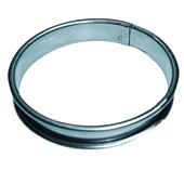 Mallard Ferriere Stainless Steel Tart Rings 8cm Dia x 1.6cm high (pack of 10)