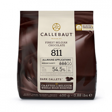 Callebaut 54.5% Dark Chocolate Couverture - 400g  - Callets