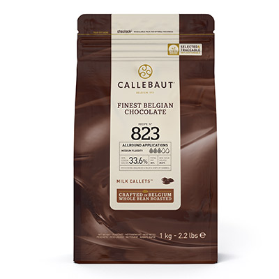 Callebaut 33.6% Milk Chocolate Couverture - 1kg - Callets