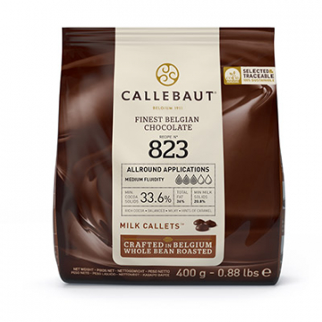 Callebaut 33.6% Milk Chocolate Couverture - 400g - Callets