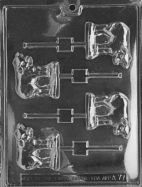 Cow Lollipops Chocolate Mould