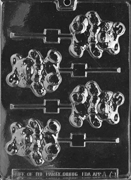 Teddy Bear Lollipops Chocolate Mould