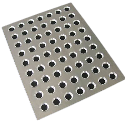 Keller Aluminium Plate for Filling & Closing of Standard Truffle Shells