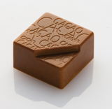 Chocolat Form Cocoa Logo Square Praline Polycarbonate Chocolate Mould