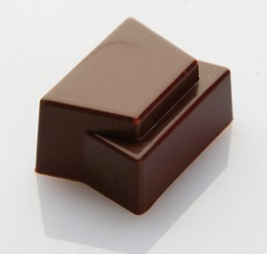 Chocolat Form Chocolate World Multi Level Rectangular Praline Polycarbonate Chocolate Mould