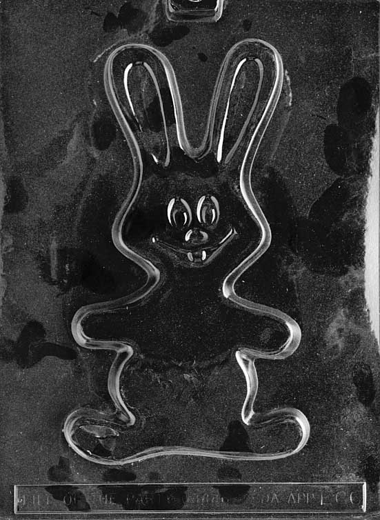 Small Smiling Bunny Chocolate Mould