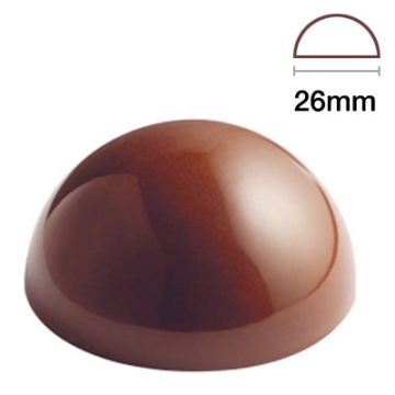 Cabrellon 2.7cm Half Sphere Polycarbonate Chocolate Mould