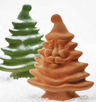 Pavoni Xmas Tree Face Thermoformed Chocolate Mould Kit