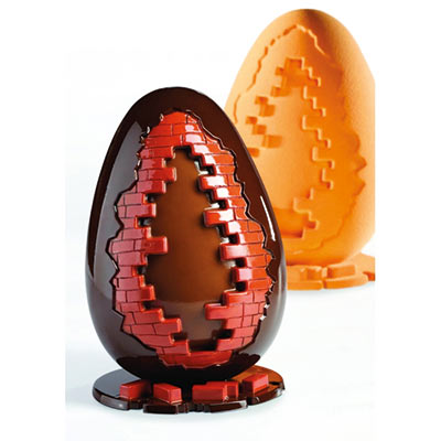 Pavoni 200mm The Wall Easter Egg Thermoformed Chocolate Mould Kit