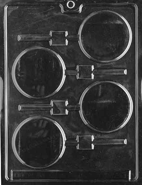 70mm Round Lollipop Chocolate Mould