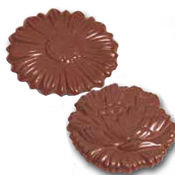 Cabrellon Daisy & Chrysanthmen Discs Polycarbonate Chocolate Mould