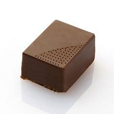 Chocolat Form Textured Rectangular Praline Polycarbonate Chocolate Mould