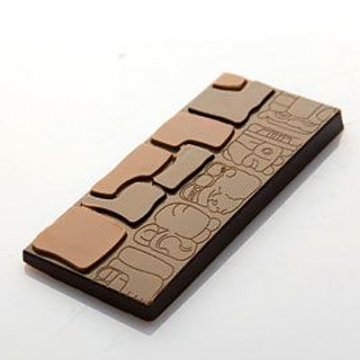 Chocolat Form 50g Mayan Pattern Bar Polycarbonate Chocolate Mould