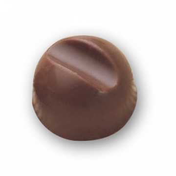 Martellato Half Sphere Praline with Centre Crease Polycarbonate Chocolate Mould