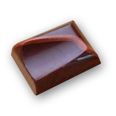 Martellato Dished Rectangular Praline Polycarbonate Chocolate Mould