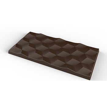 Chocolate World 80g 'Cubes' Bar Polycarbonate Chocolate Mould