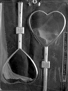 Large Heart Lollipop Chocolate Mould