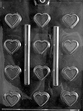 Deep Hearts Chocolate Mould