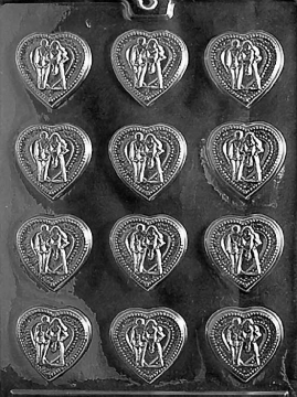 Wedding Hearts Chocolate Mould