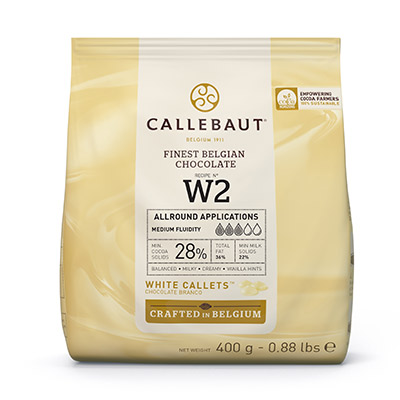 Callebaut 28% White Chocolate - 400g - Callets