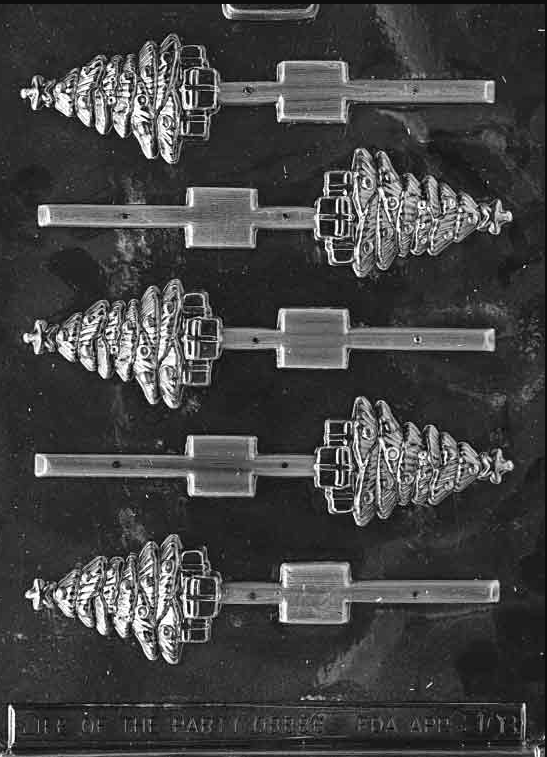 Christmas Tree with Gifts Lollipops Chocolate Mould