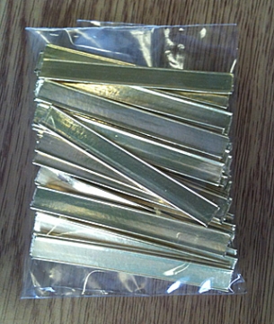 Metallic Gold Ties - pack of 50