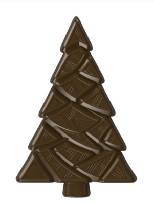 Implast 70g Christmas Tree Bar Polycarbonate Chocolate Mould