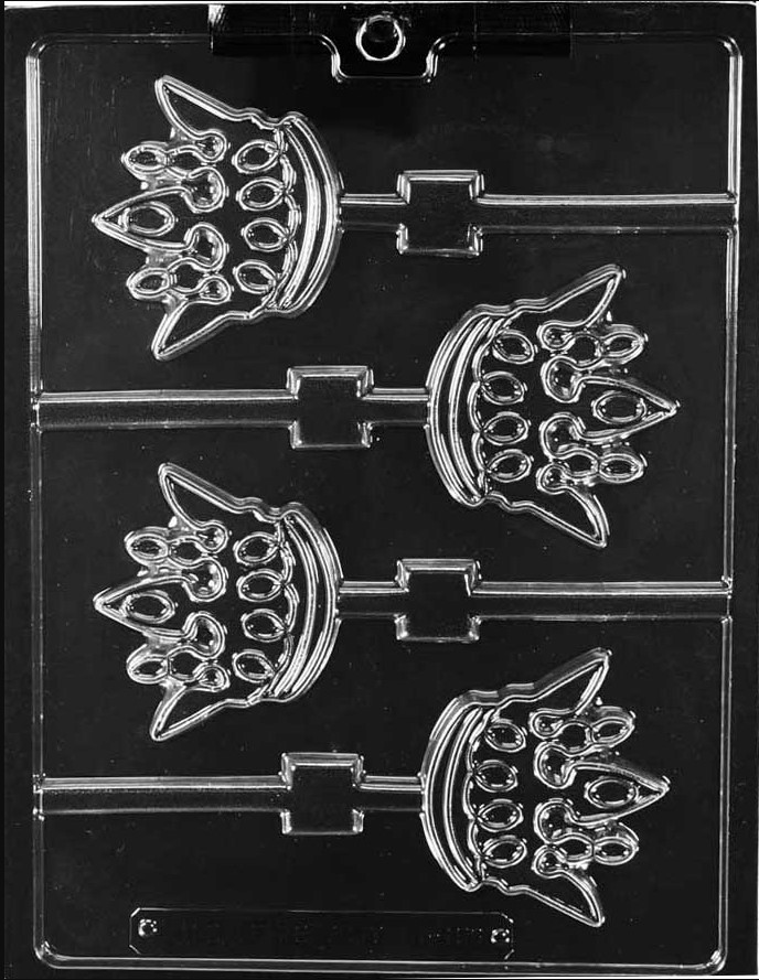 Crown Lollipop Chocolate Mould