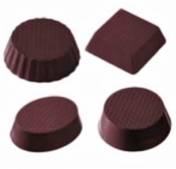 Chocolate World Geometrical Shaped Cups Polycarbonate Mould