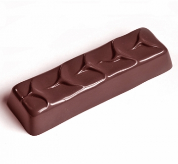 Chocolate World 60g Snack Bar Polycarbonate Chocolate Mould