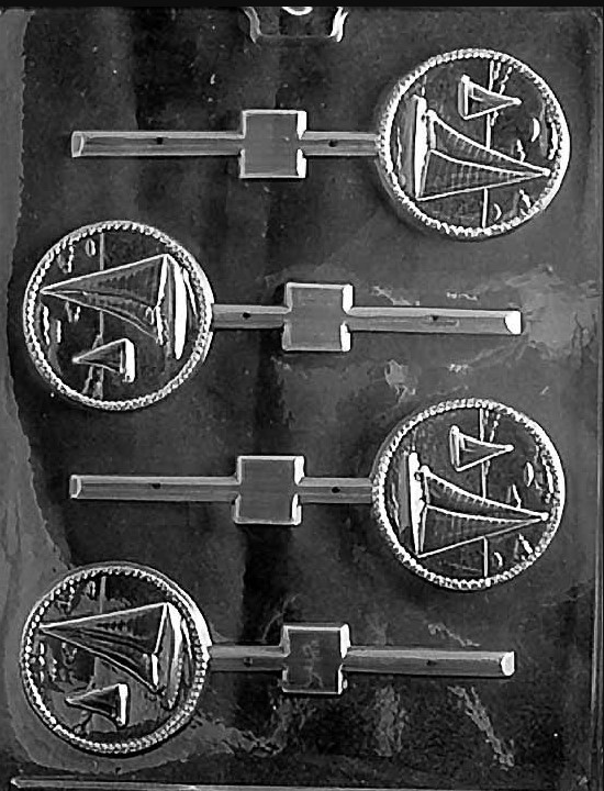 Sailing Lollipop Chocolate Mould