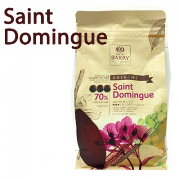 Cacao Barry Saint Domingue 70% Dark Chocolate Couverture - 1kg
